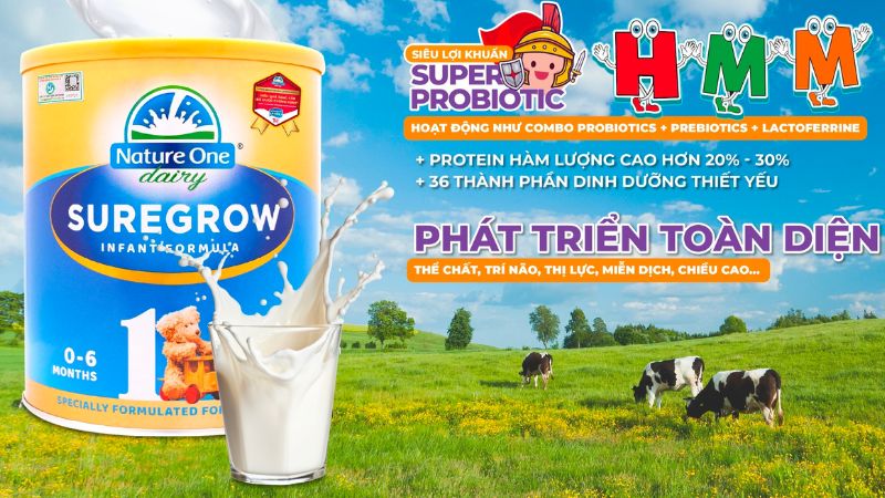 Sữa Nature One Dairy Suregrow