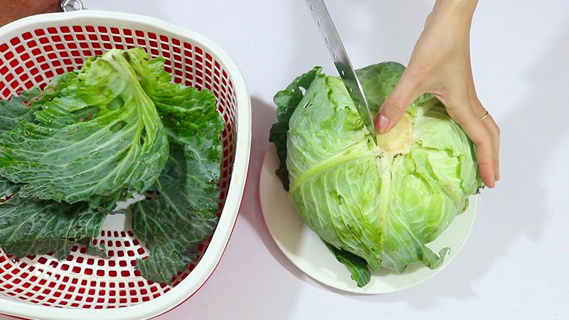 Notes when using cabbage leaves