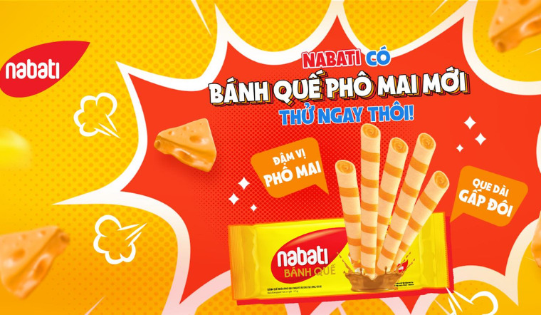 Thử ngay bánh quế phô mai mới từ Nabati