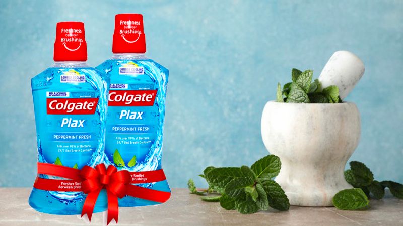 Nước súc miệng Colgate Plax Peppermint Fresh - bạc hà