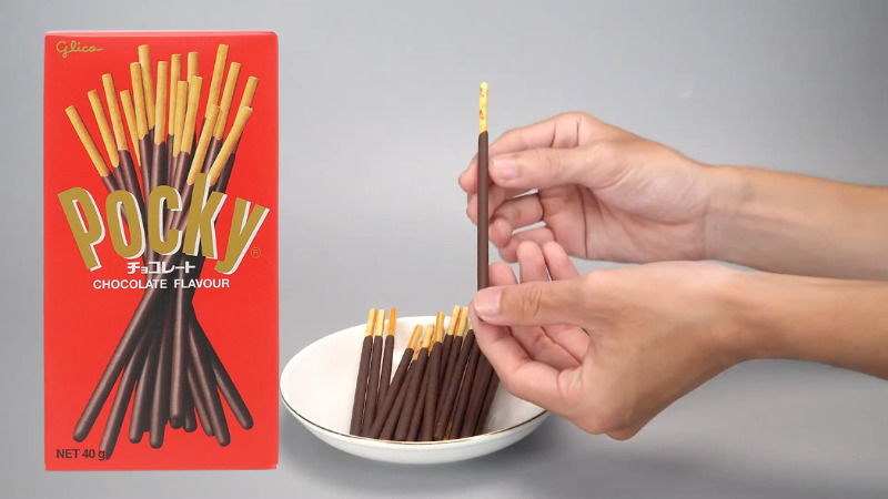 Bánh que Glico Pocky phủ kem hương socola