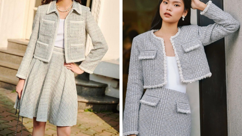 Các loại áo khoác vải tweed