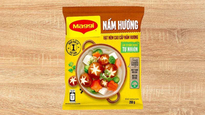 Hạt nêm chay nấm hương Maggi