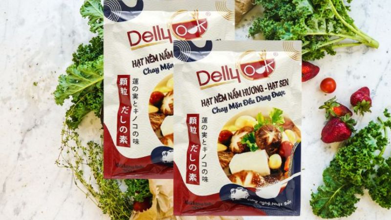 Hạt nêm chay nấm hương Delly Cook