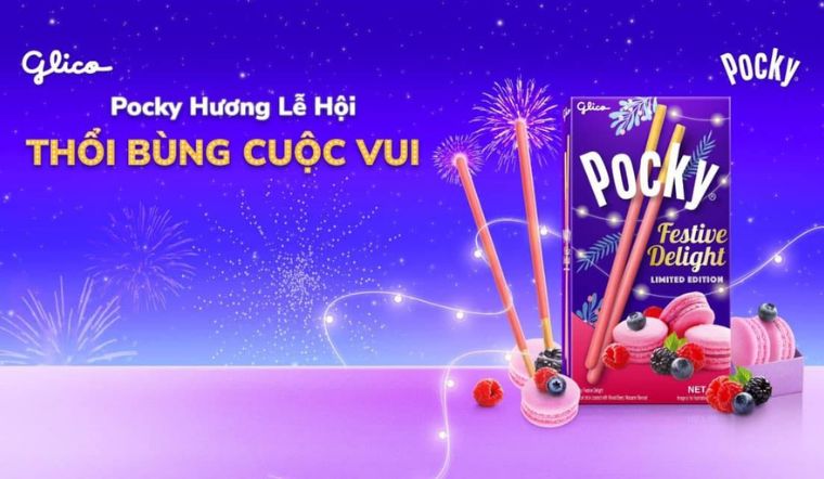 Thử ngay Pocky Hương Lễ Hội phiên bản giới hạn cho cuộc vui thêm 'Pốc'