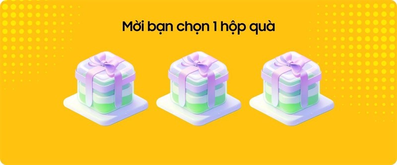 Người chơi sẽ chọn mở hộp quà để nhận thẻ cào
