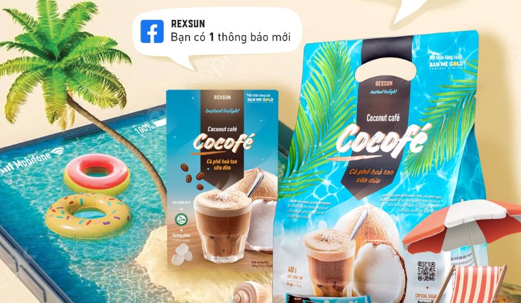 Rexsun ra mắt cà phê sữa dừa Cocofé đậm vị cà phê Việt mới