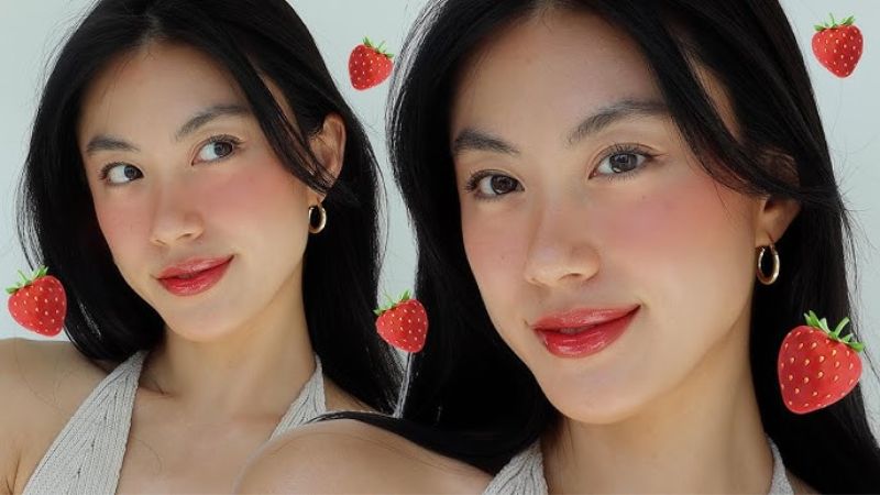 Strawberry Girl Makeup