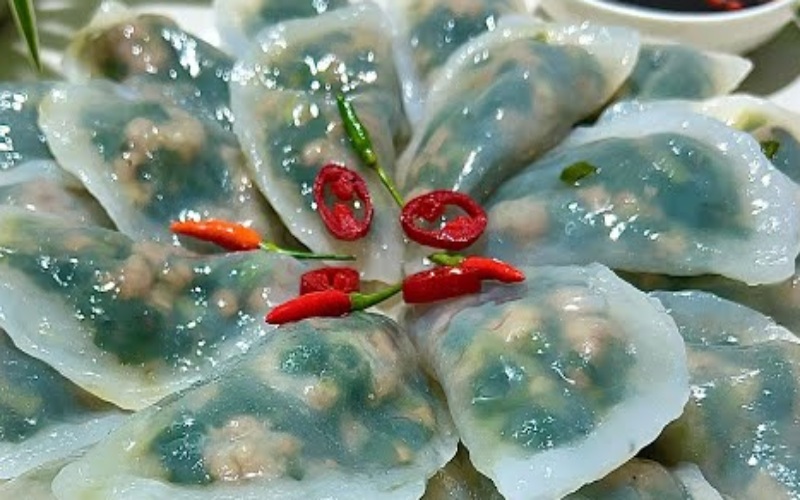 Hẹ vegetable cake in Hoa style