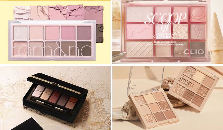 Những bảng phấn mắt thích hợp cho kiểu trang điểm 'makeup no makeup