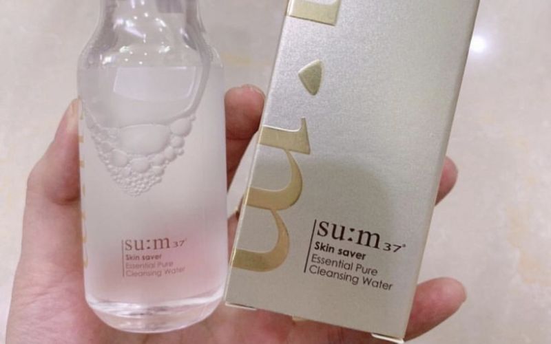 Nước tẩy trang Su:m37 Skin Saver Essential Pure Cleansing Water