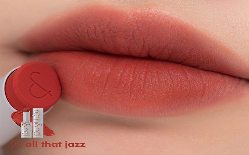 Romand Zero Matte Lipstick màu 02 All That Jazz