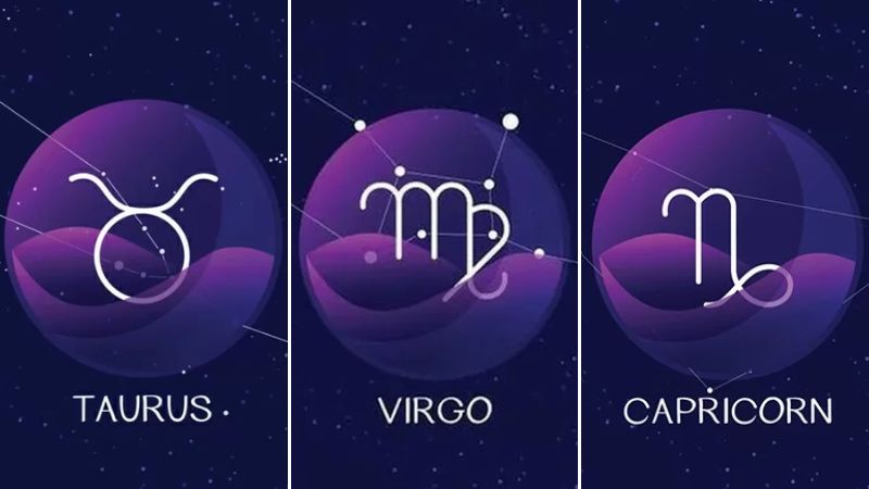 Which signs are in the Earth zodiac?
