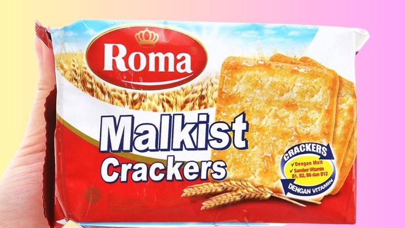 Bánh Roma Malkist Crackers vị bơ sữa