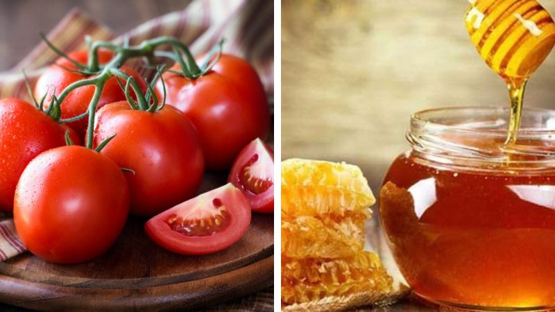 Tẩy trắng răng bằng cà chua kết hợp mật ong