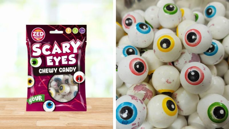 Kẹo Dẻo Trái Cây Zed Candy Scary Eyes