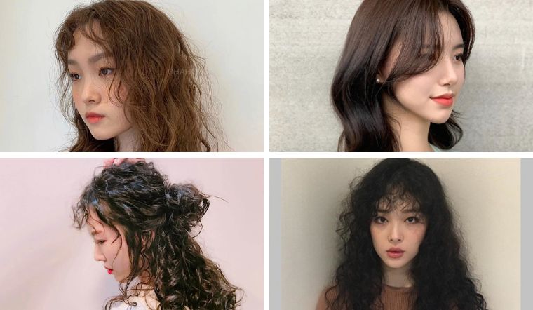 Điểm qua 5 kiểu tóc mái phụ hợp cho nàng để tóc xoăn