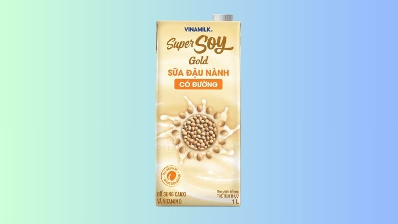 Sữa đậu nành Vinamilk Super Soy có đường