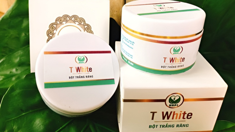 Bột tẩy trắng răng T White