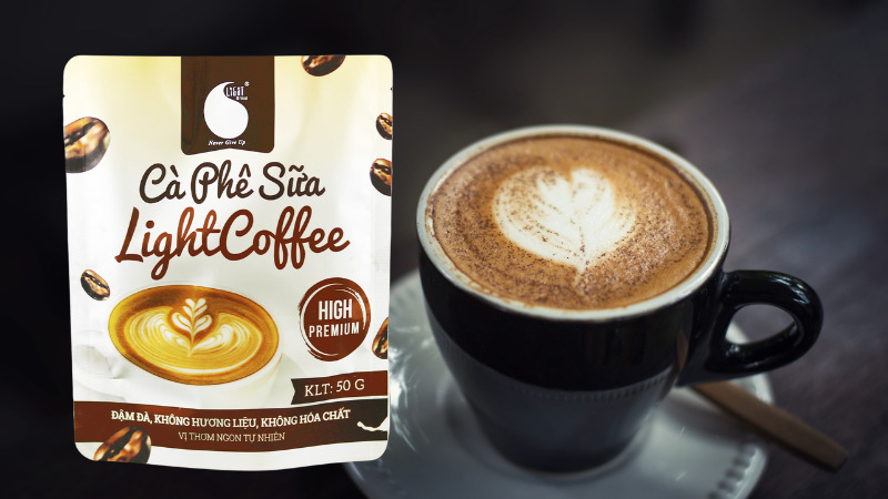 Bột hòa tan cà phê sữa