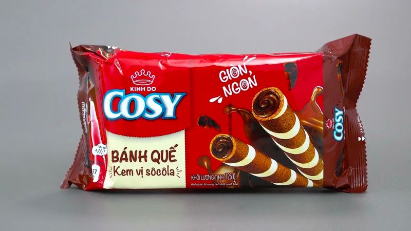 Bánh quế vị kem socola Cosy