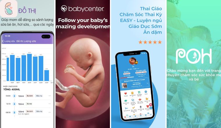 Top 6 app thai giáo miễn phí được nhiều mẹ bầu tin dùng