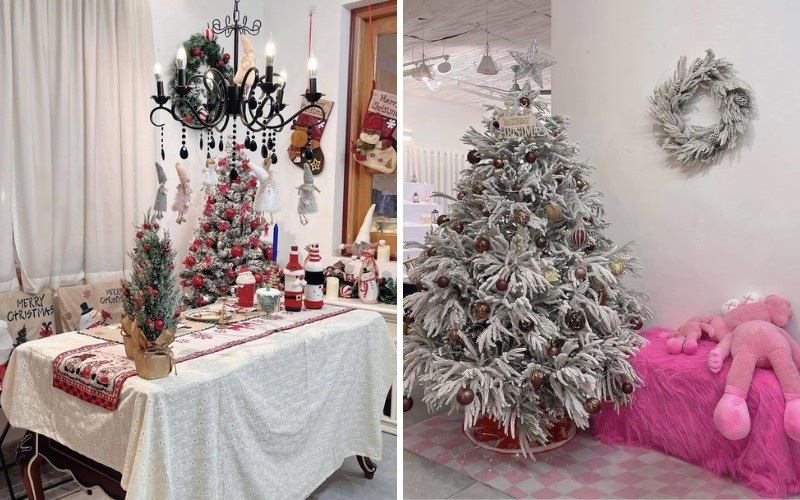 Để chào đón Giáng sinh, CheKa Cafe đã đầu tư trang trí nhiều concept Noel khác nhau