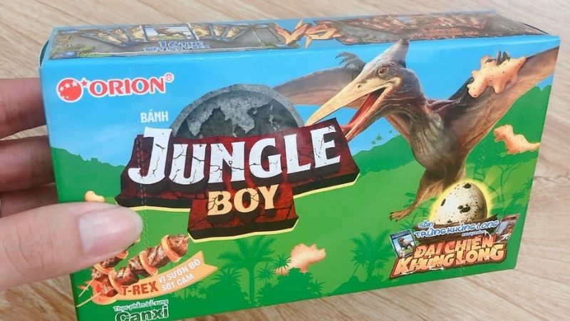 Bánh quy Orion Jungle Boy T-Rex