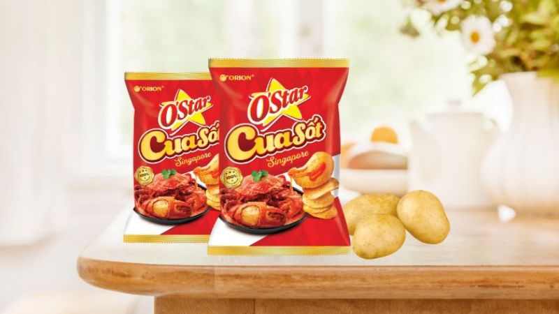 Snack vị cua sốt Singapore O’Star