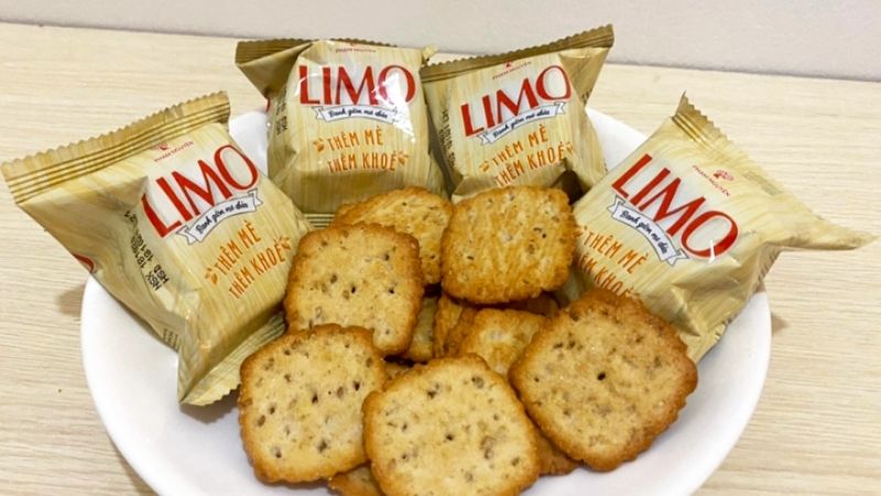 Bánh quy mè dừa Limo