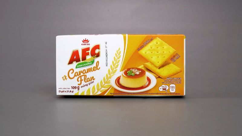 Bánh quy caramel flan AFC vị bơ