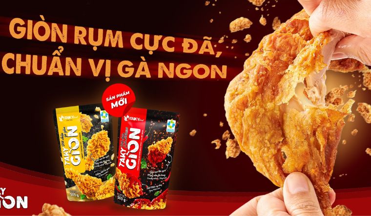 Cùng TAKYfood chuẩn bị gà chiên giòn ngon với bột chiên gà giòn TakyGION