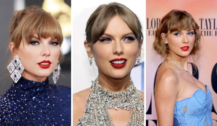 Thử kiểu trang điểm của Taylor Swift dự tiệc tùng cuối năm