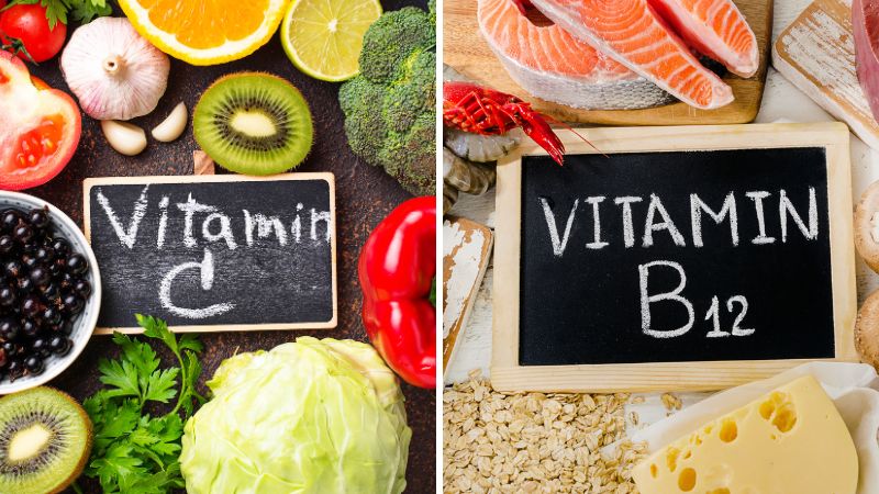 Vitamin C và vitamin B12