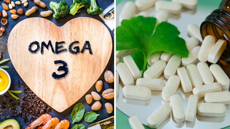 Omega-3 và ginkgo biloba