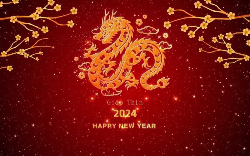 Hình nền máy tính Tết Happy New Year