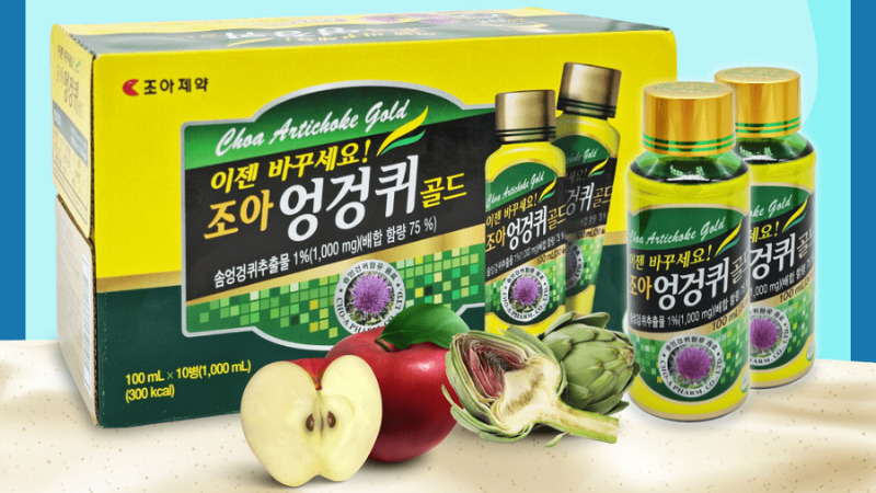 Nước giải rượu Hàn Quốc CHOA Artichoke Gold