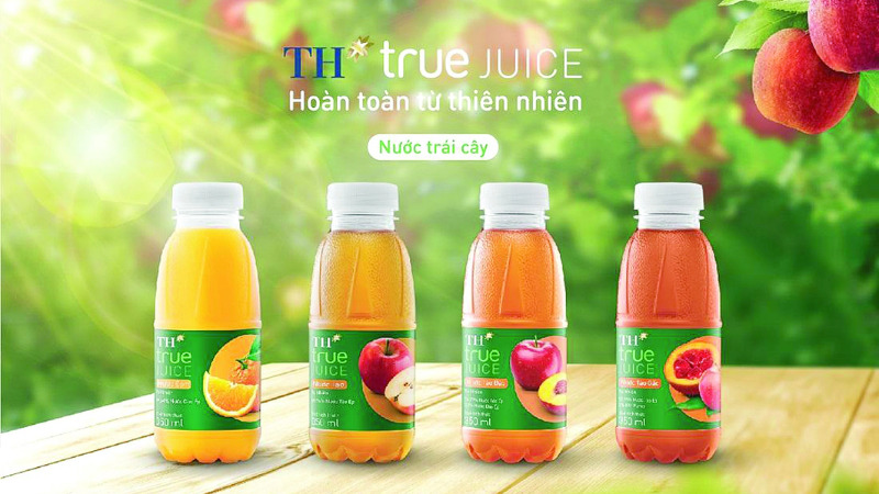 Nước ép trái cây TH True Juice không thêm đường