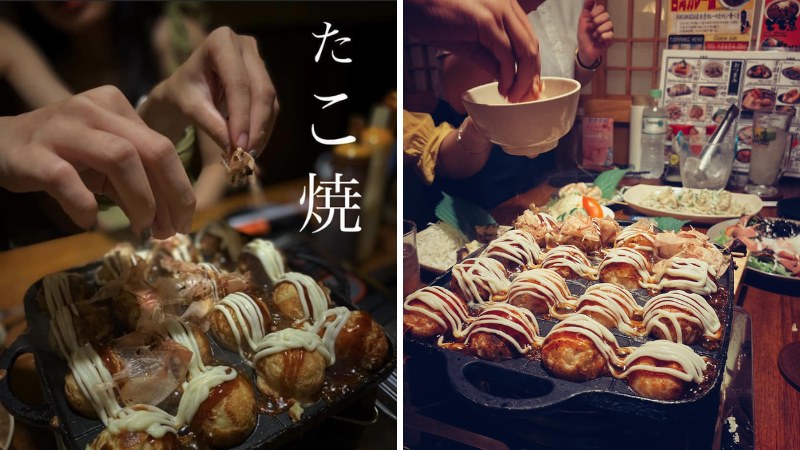 Trải nghiệm tự làm Takoyaki