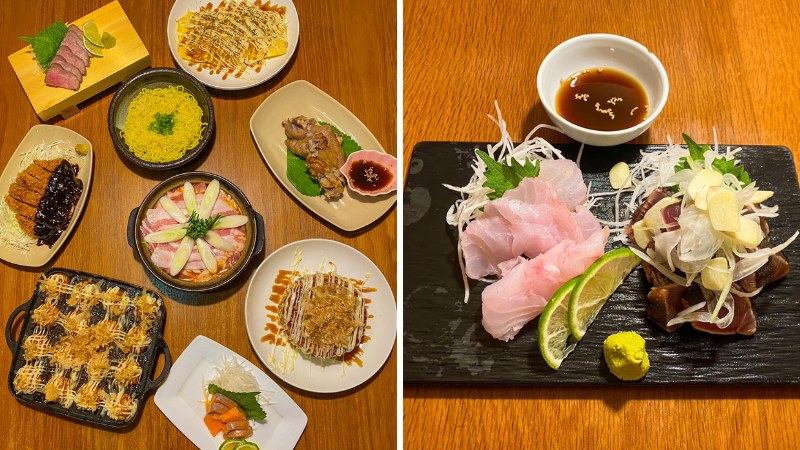 Nhà hàng phục vụ các món ăn Nhật Bản truyền thống và hiện đại