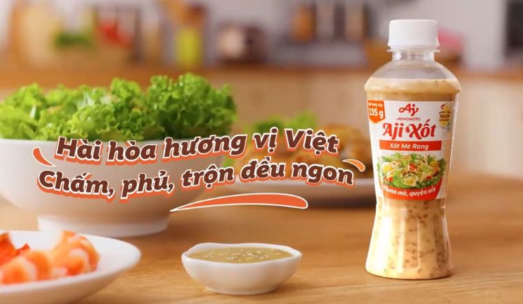 Xốt mè rang Aji-Xốt' - chấm, phủ, trộn gì cũng ngon