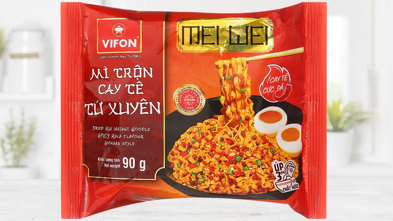 Mì trộn cay tê Tứ Xuyên Vifon Mei Wei