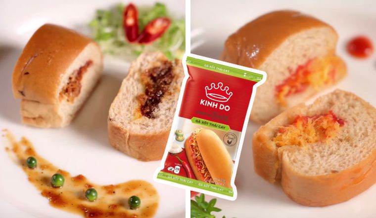 Thỏa mãn vị giác với bánh mì tươi Kinh Đô: Bò xốt Bulgogi và gà xốt Thái cay