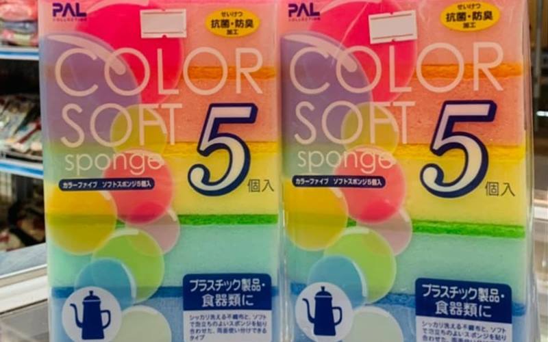 Miếng rửa chén Seiwa-Pro Color Net Sponge