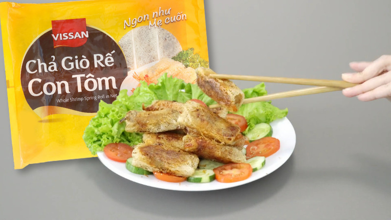 Chả giò rế con tôm Vissan