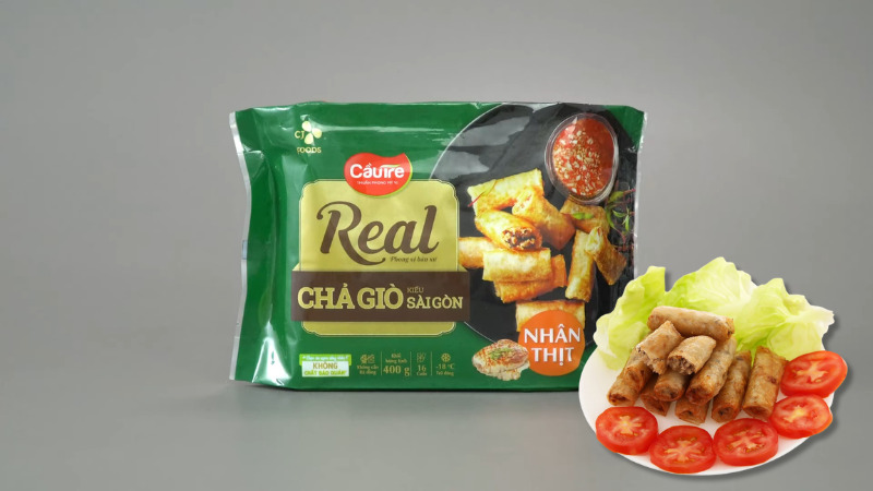 Chả giò Real nhân thịt Cầu Tre