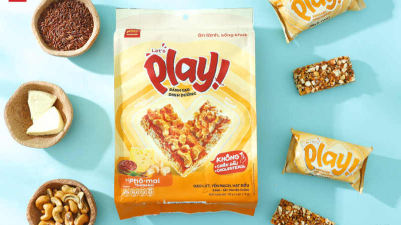 Bánh gạo dinh dưỡng vị phô mai tokbokki Play Nutrition