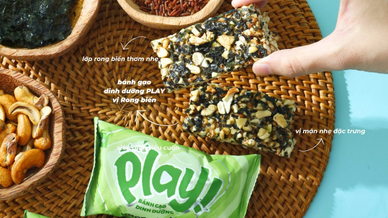 Bánh gạo dinh dưỡng vị rong biển Play Nutrition