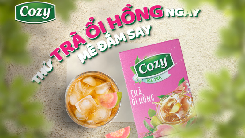 Trà Icetea hương ổi hồng