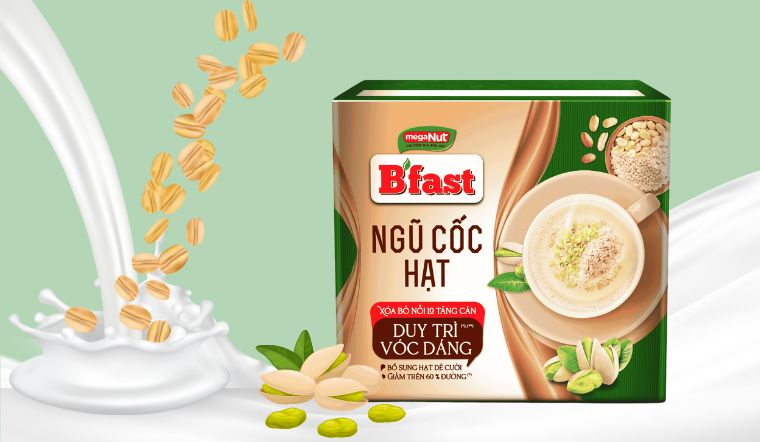 Duy trì vóc dáng với ngũ cốc hạt B'Fast